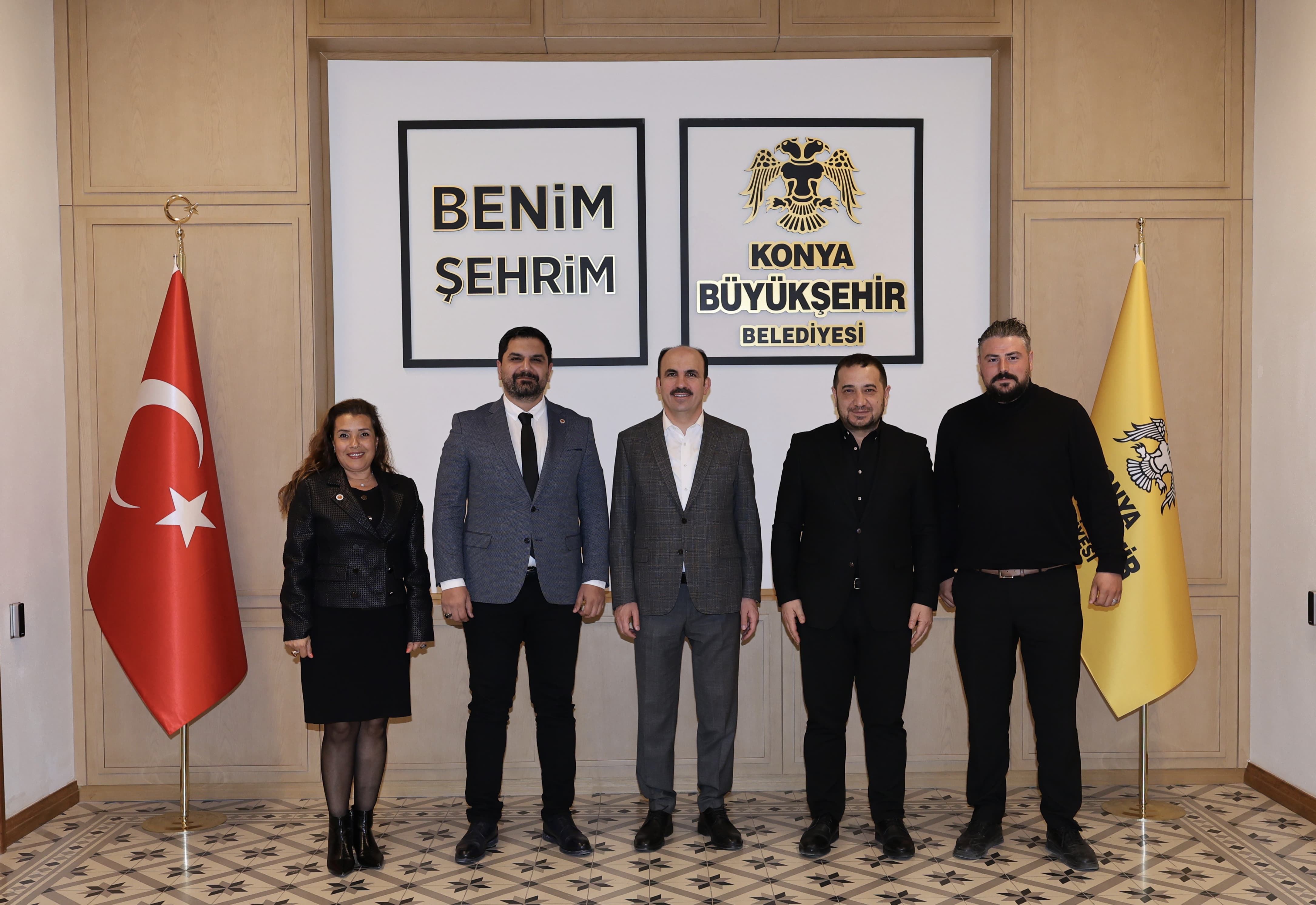 T.C. Konya Büyükşehir Belediye Başkanı Sayın Uğur İbrahim ALTAY Beyefendiyi makamında ziyaret ettik. 