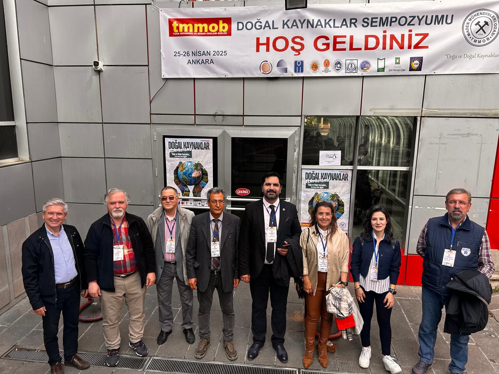 TMMOB DOĞAL KAYNAKLAR SEMPOZYUMU 25-26 NİSAN 2025 TARİHİNDE  MAKİNA MÜHENDİSLERİ ODASI EĞİTİM VE KÜLTÜR MERKEZİNDE GERÇEKLEŞTİRDİ