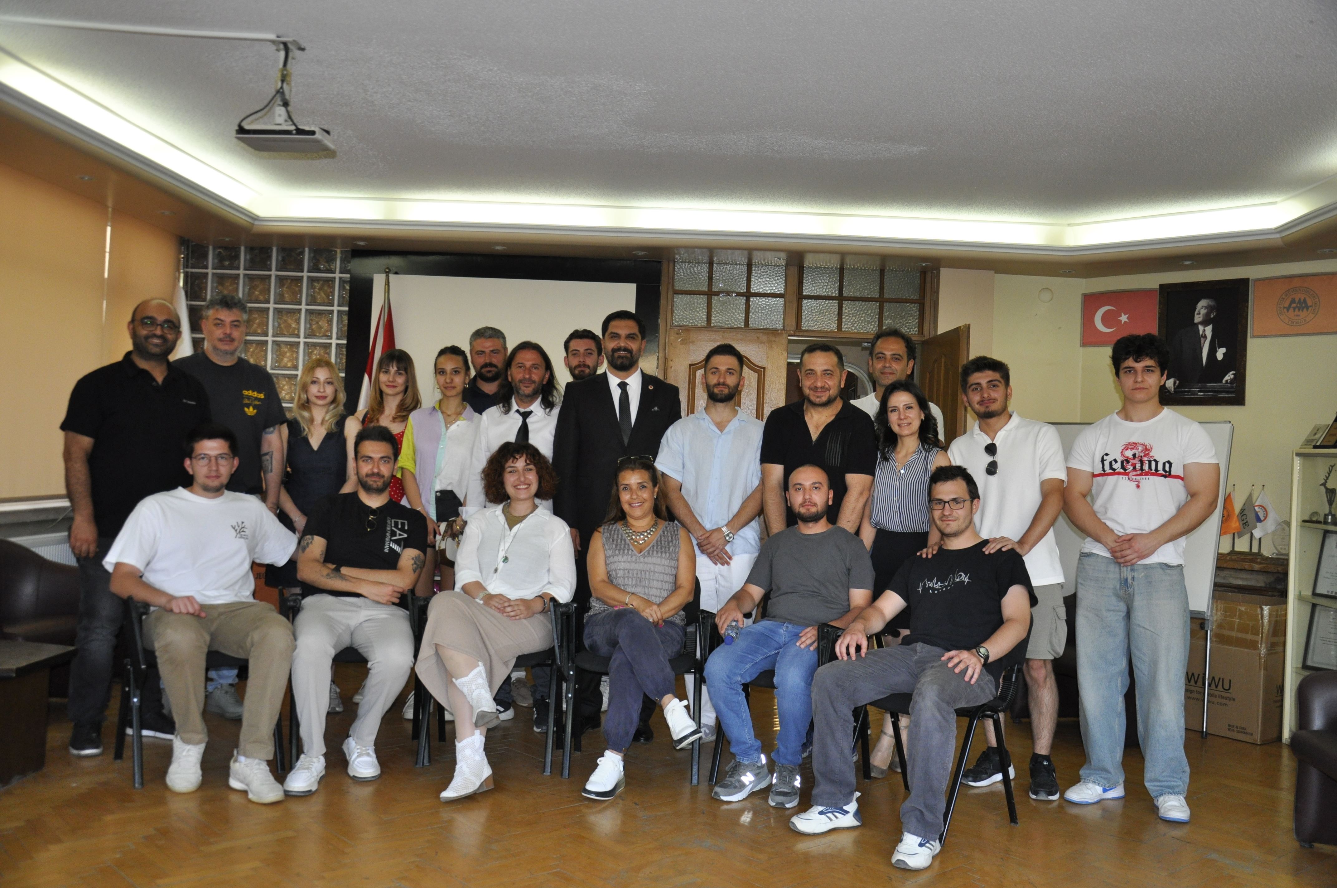 ANKARA ÜNİVERSİTESİ MÜHENDİSLİK FAKÜLTESİ JEOFİZİK MÜHENDİSLİĞİ BÖLÜMÜ ÖĞRENCİLERİ ODAMIZI ZİYARET ETTİLER