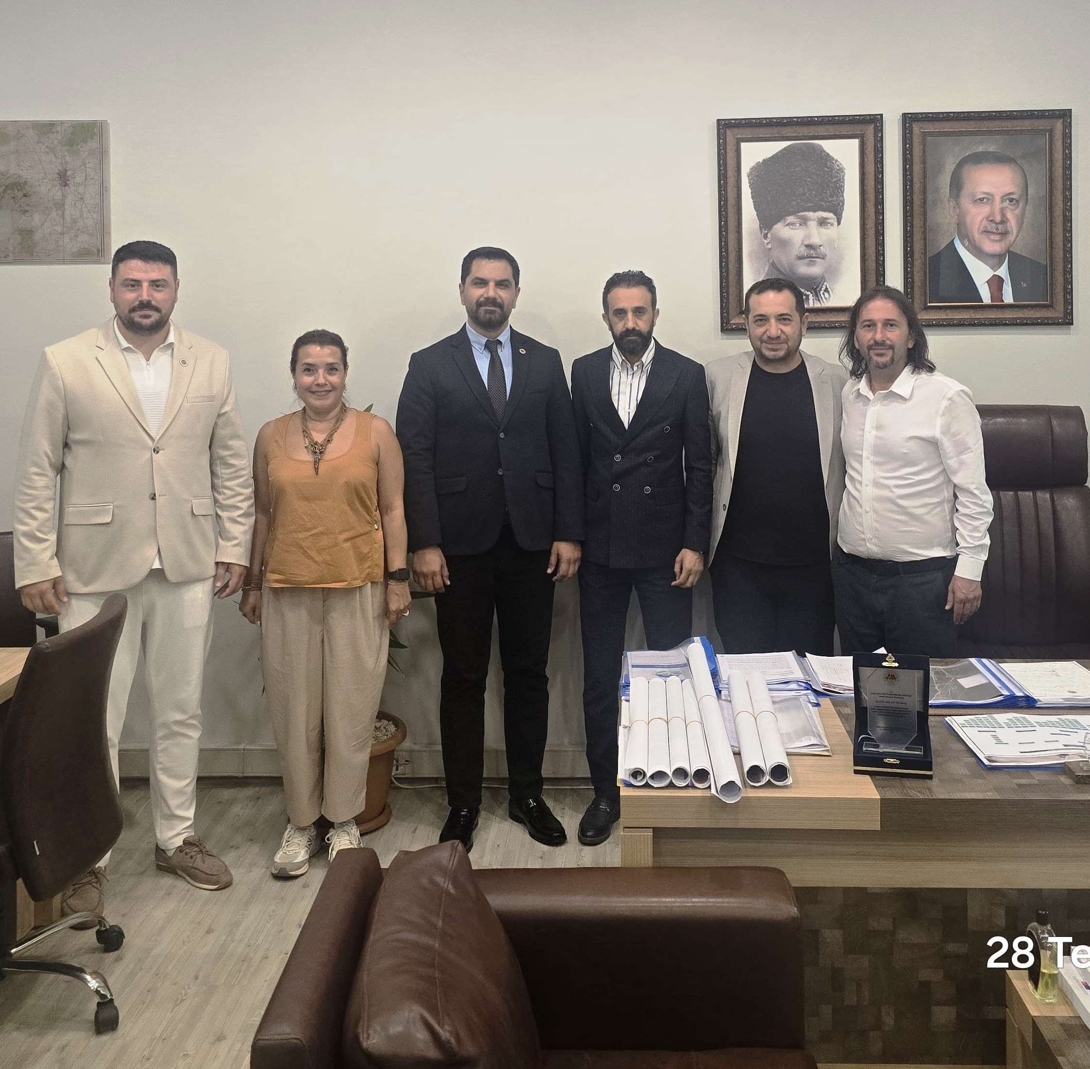 SAKARYA BÜYÜKŞEHİR BELEDİYESİ GENEL SEKRETER YARDIMCISI ZİYARET 