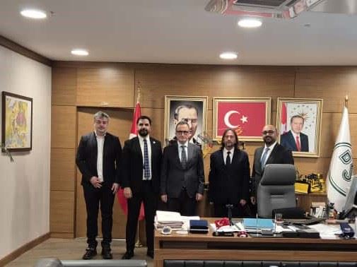 DSİ Genel Müdür Yardımcısı Sayın Dinçer AYDOĞAN beyefendi makamında ziyaret ettik