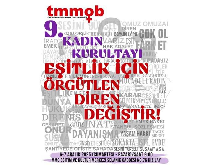 TMMOB 9. KADIN KURULTAYI 6-7 ARALIK