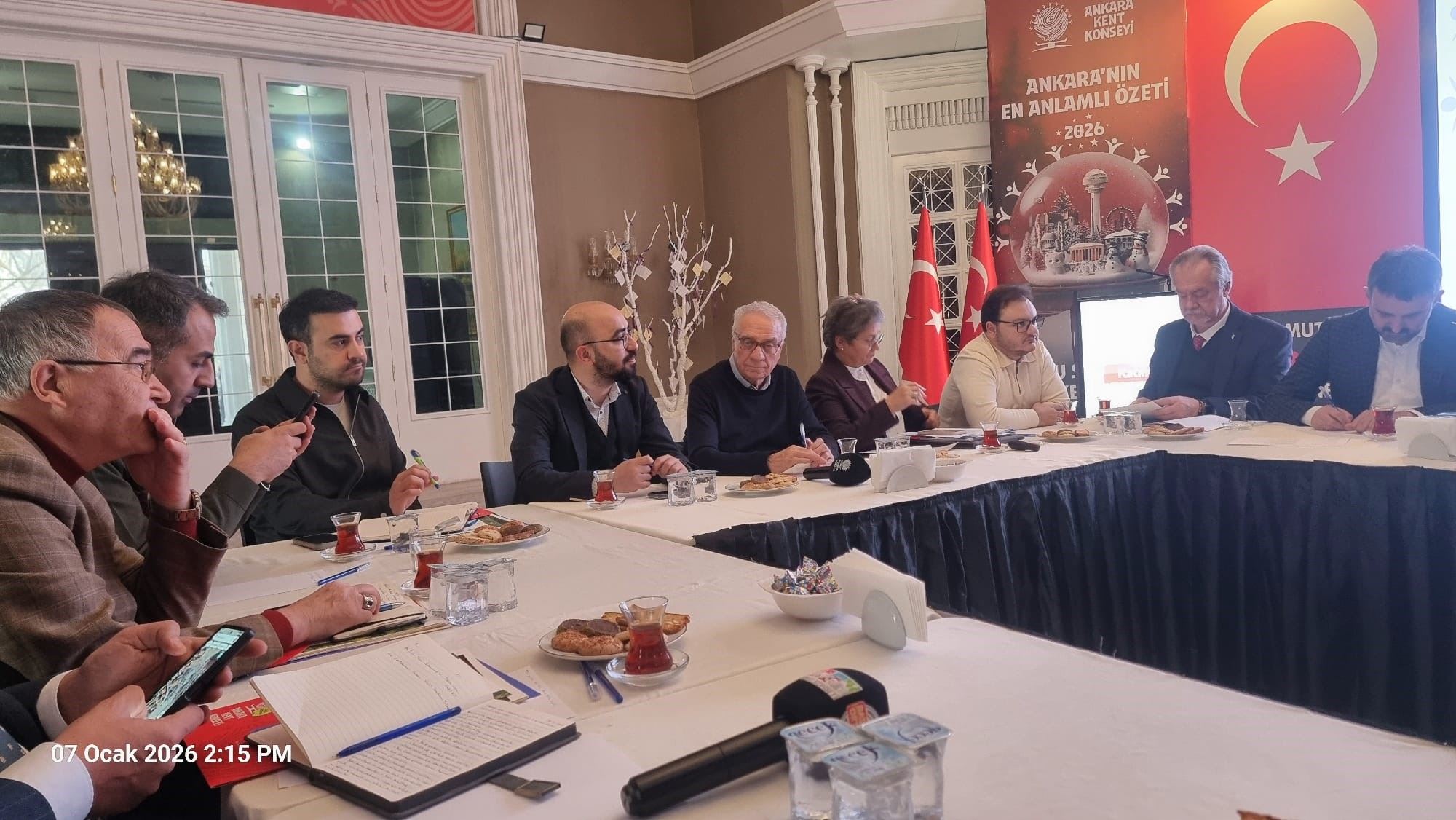 ANKARA KENT KONSEYİ EV SAHİPLİĞİNDE TOPLANTI GERÇEKLEŞTİRİLMİŞTİR.