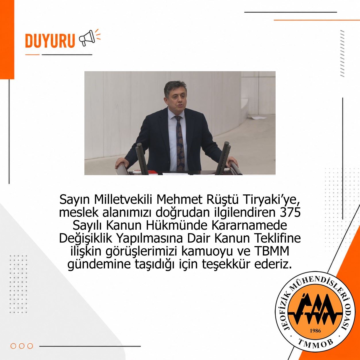 TBMM'de yapılan görüşmeler HK.