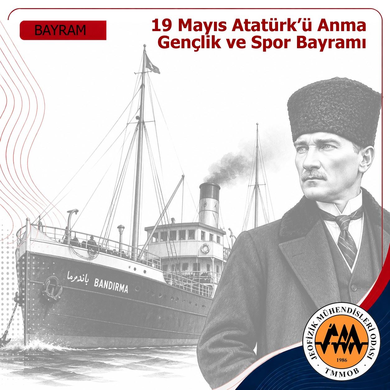 19 Mayıs Atatürk’ü Anma, Gençlik ve Spor Bayramı Kutlu Olsun !