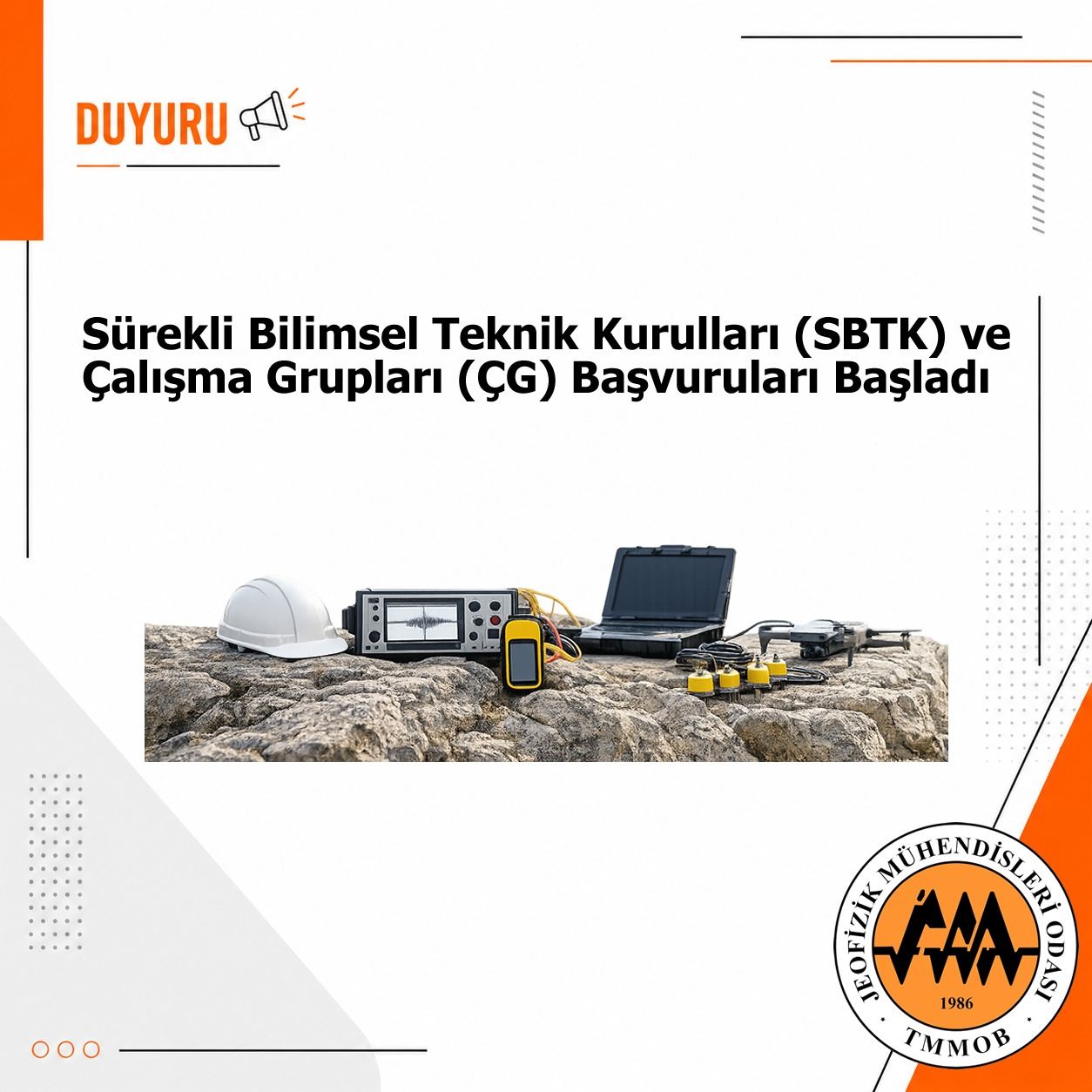Odamızın 21. Dönem Sürekli Bilimsel Teknik Kurulları (SBTK) ve Çalışma Grupları (ÇG) başvuruları başlamıştır.