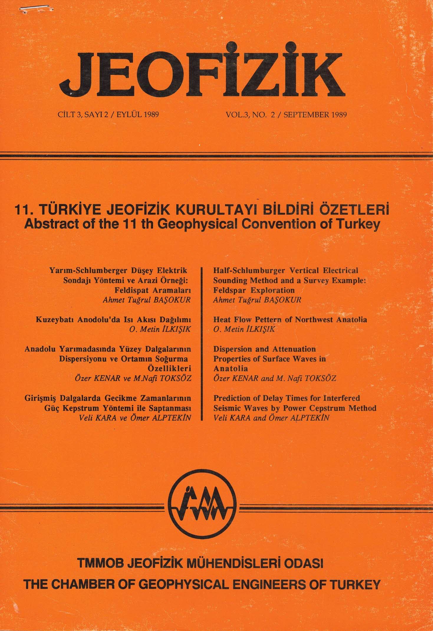 JEOFİZİK DERGİSİ CİLT 3 - SAYI - 2 - EYLÜL - 1989.pdf