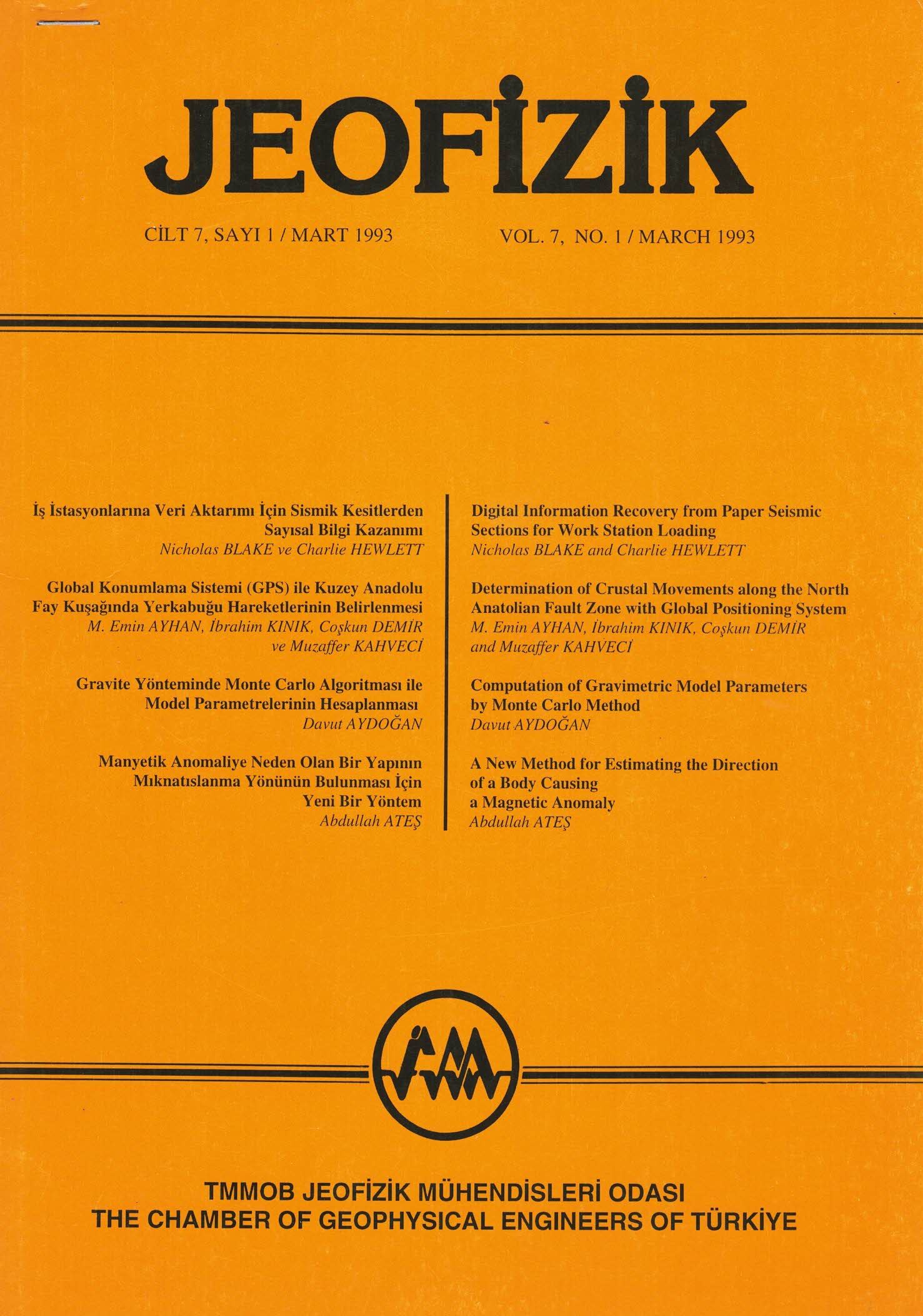 JEOFİZİK DERGİSİ 	 CİLT 7 - SAYI - 1 - MART - 1993.pdf