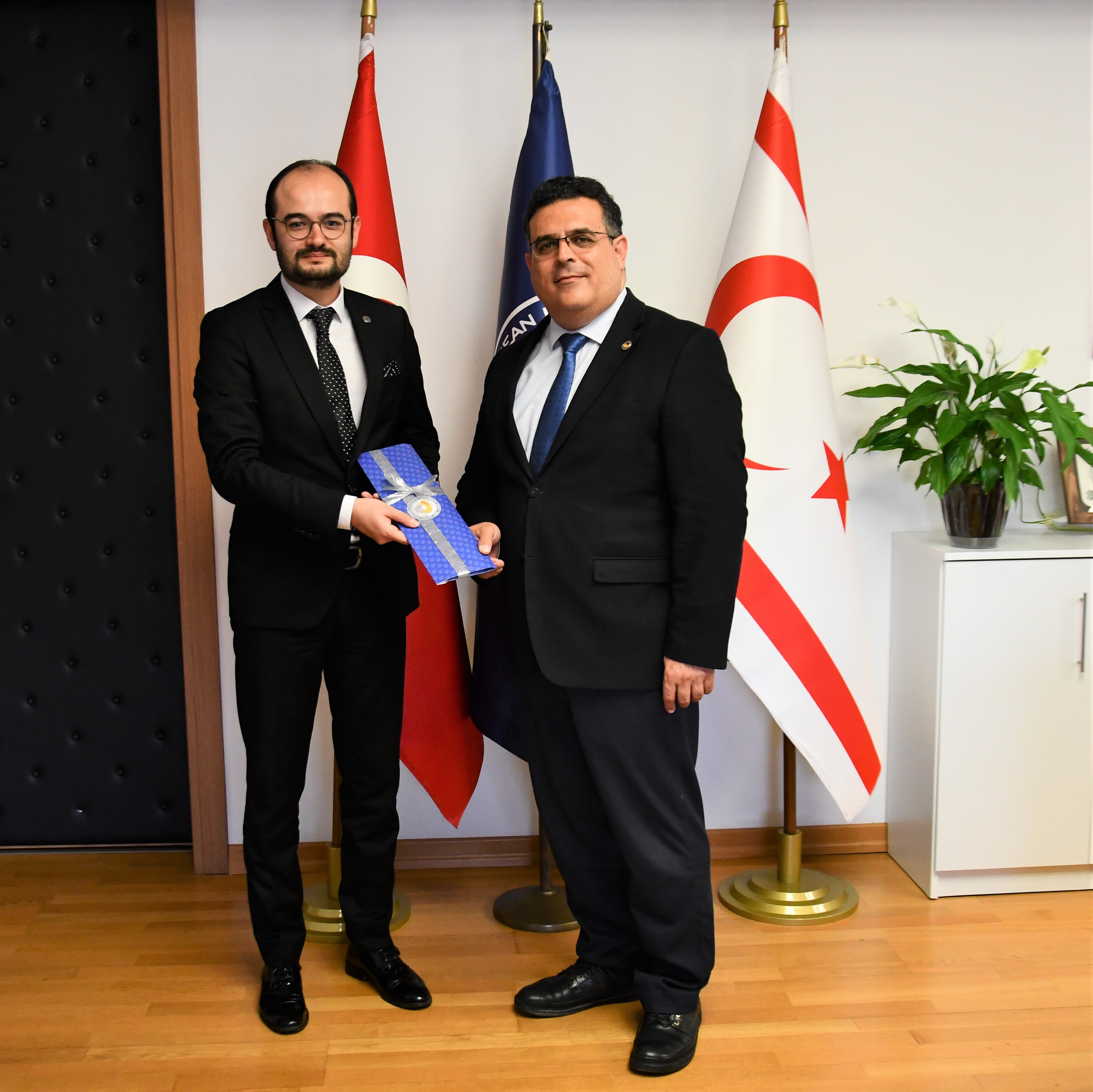 DOĞU AKDENİZ ÜNİVERSİTESİ REKTÖRÜ ZİYARET EDİLDİ