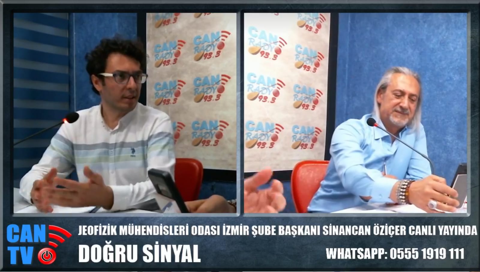 ŞUBE BAŞKANI SİNANCAN ÖZİÇER, CAN RADYO'DA NECDET KUBİLAY İLE DOĞRU SİNYAL PROGRAMINA KATILMIŞTIR