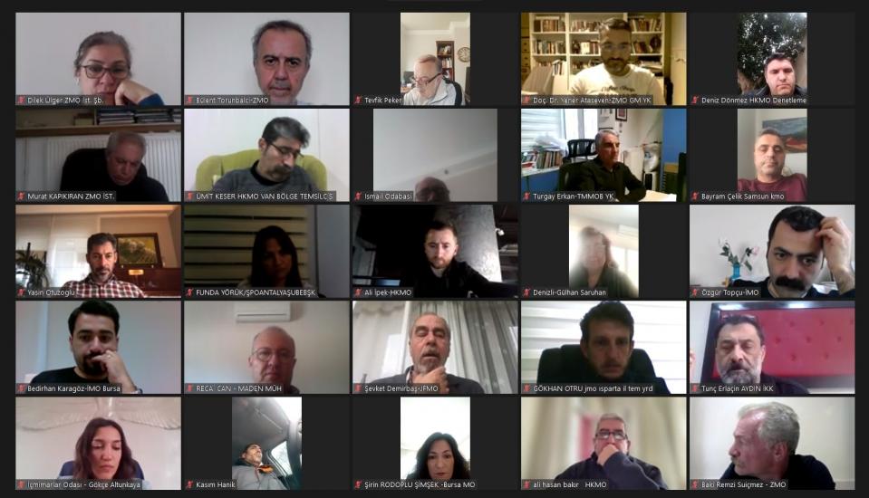 TMMOB 47. DÖNEM I. DANIŞMA KURULU GERÇEKLEŞTİRİLDİ