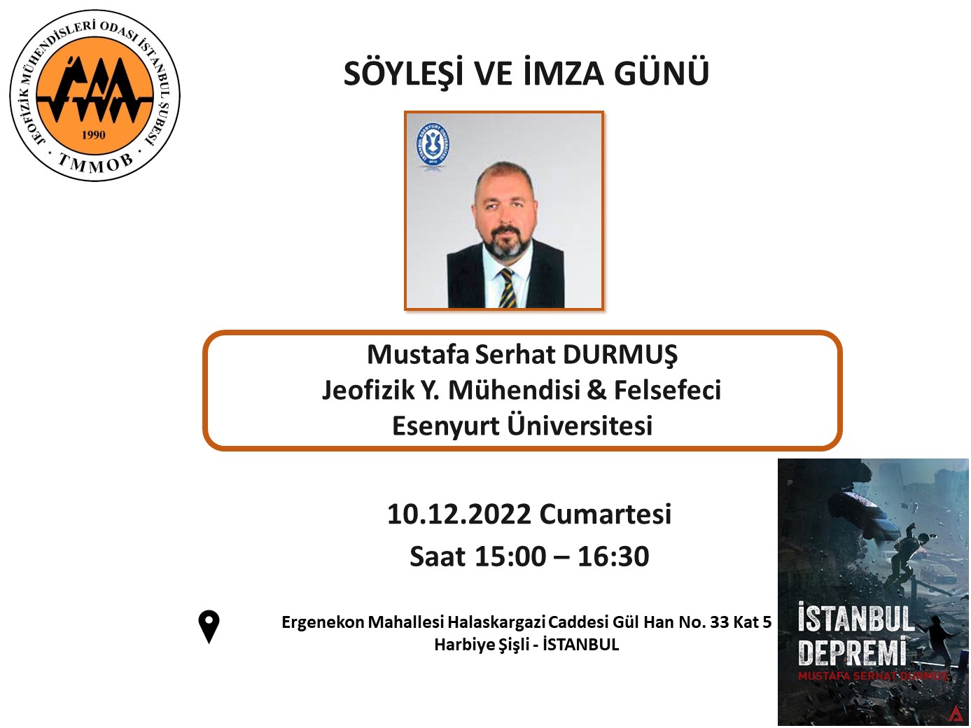 SÖYLEŞİ VE İMZA GÜNÜ MUSTAFA SERHAT DURMUŞ