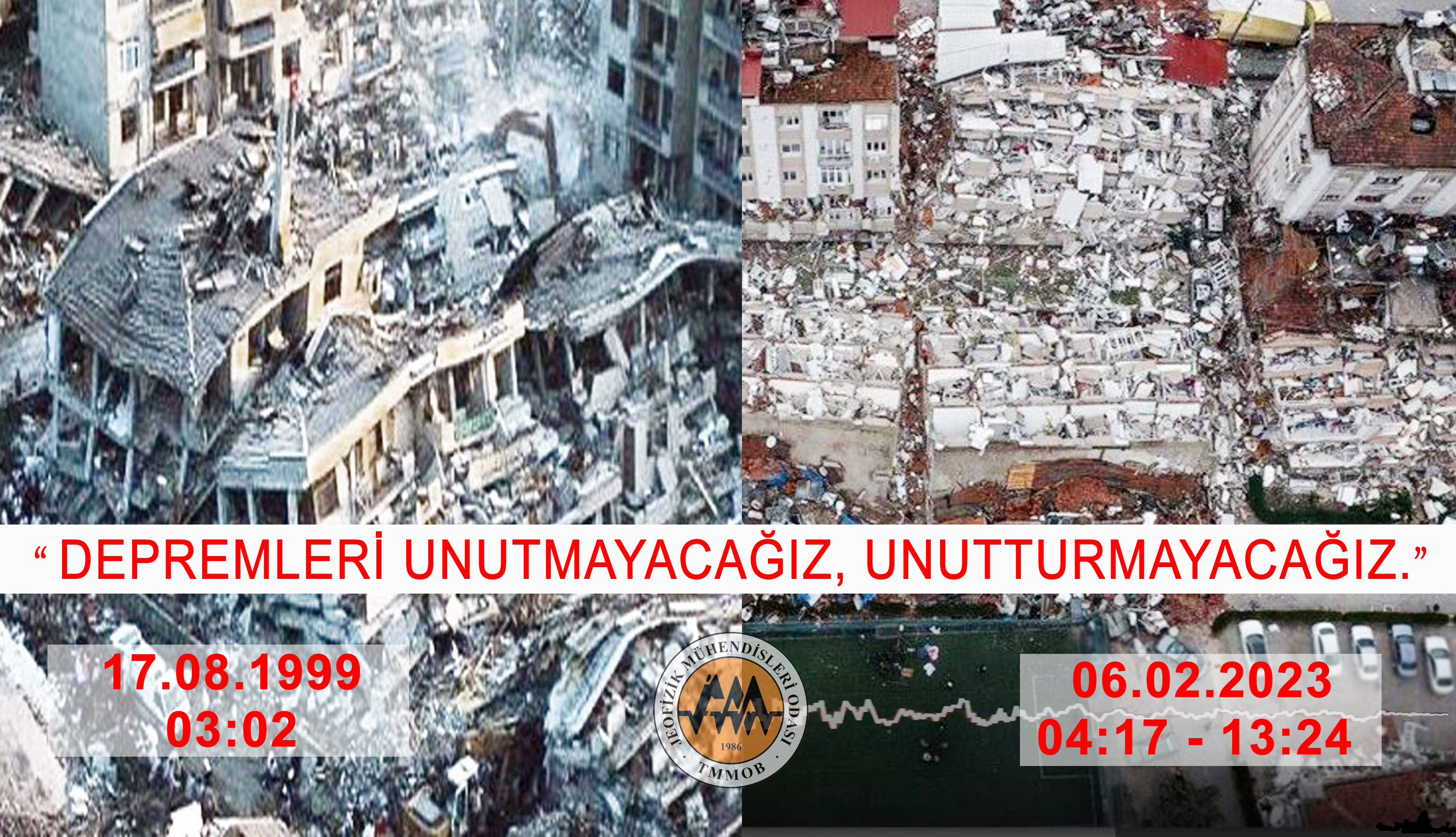17 AĞUSTOS 1999 BÜYÜK MARMARA DEPREMİNİN 24. YILDÖNÜMÜ
