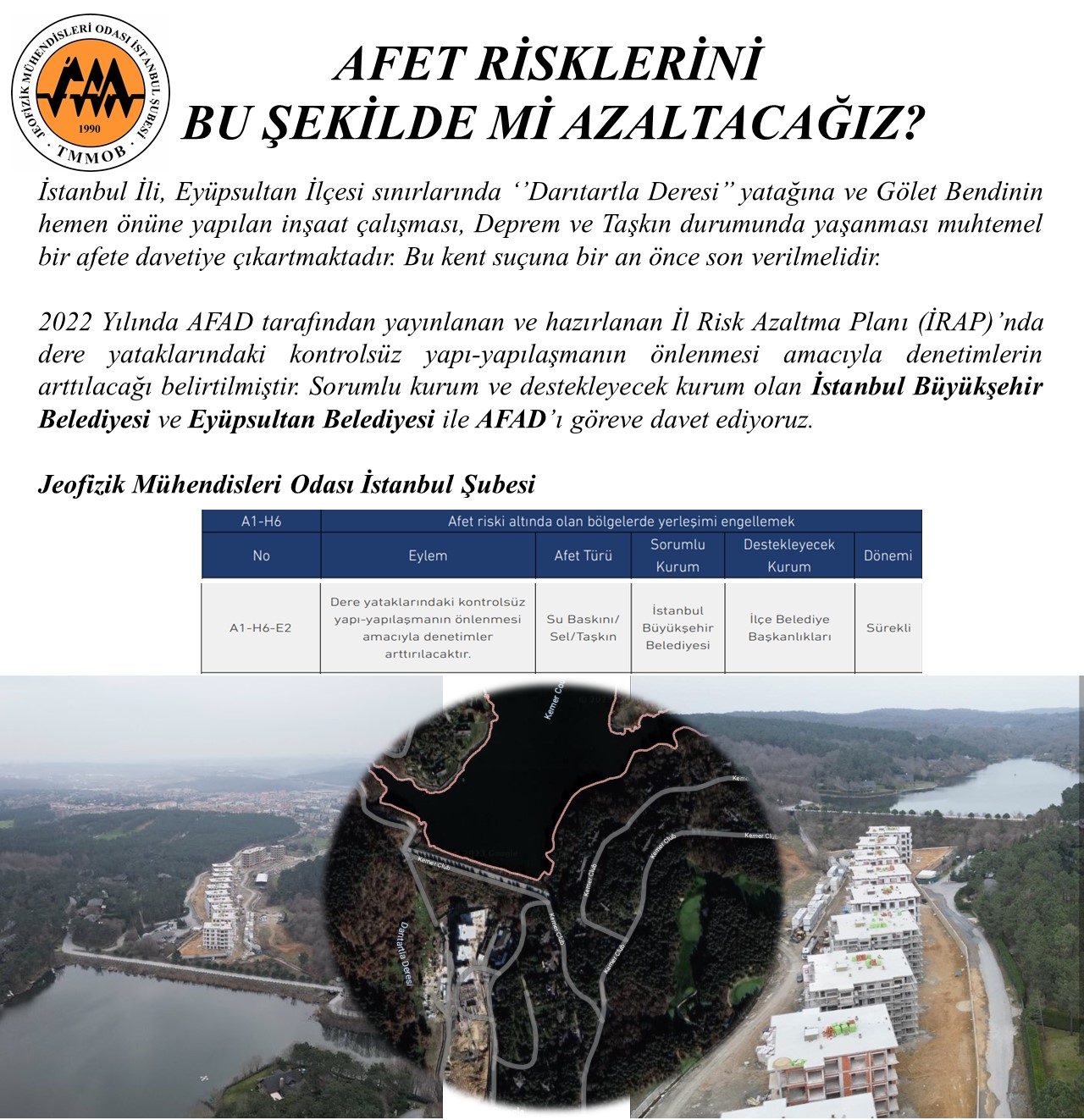 AFET RİSKLERİNİ BU ŞEKİLDE Mİ AZALTACAĞIZ?