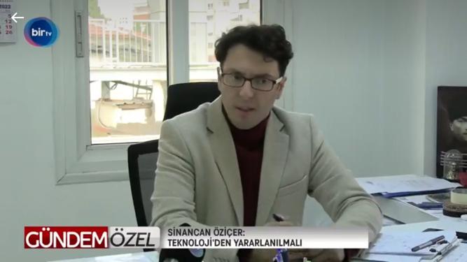 ŞUBE BAŞKANI SİNANCAN ÖZİÇER, BİR TV'DE GÜLÇİN ERŞEN'İN SUNDUĞU "GÜNDEM ÖZEL" PROGRAMINA KONUK OLMUŞTUR.