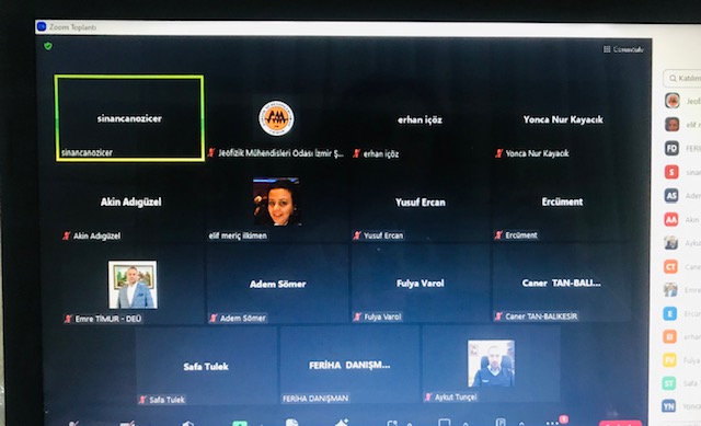 JEOFİZİK MÜHENDİSLERİ ODASI İZMİR ŞUBESİ  DANIŞMA KURULU TOPLANTISI GERÇEKLEŞTİRİLDİ