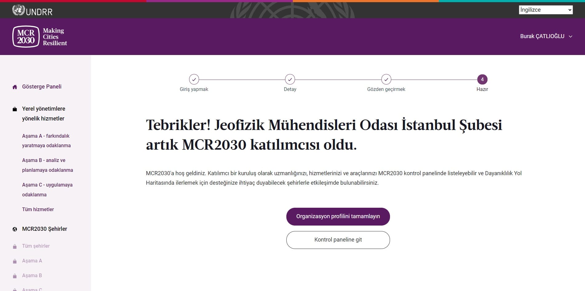 Birleşmiş Milletler'in Şehirleri Dayanıklı Hale Getirme Programı