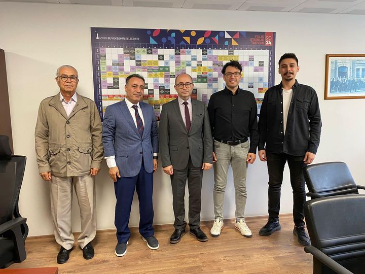 İZMİR BÜYÜKŞEHİR BELEDİYESİ GENEL SEKRETERİ SN. ZEKİ YILDIRIM VE DEPREM RİSK YÖNETİMİ VE KENTSEL İYİLEŞTİRME DAİRESİ BAŞKANI SN. VAHYETTİN AKYOL İLE YAPILAN GÖRÜŞME