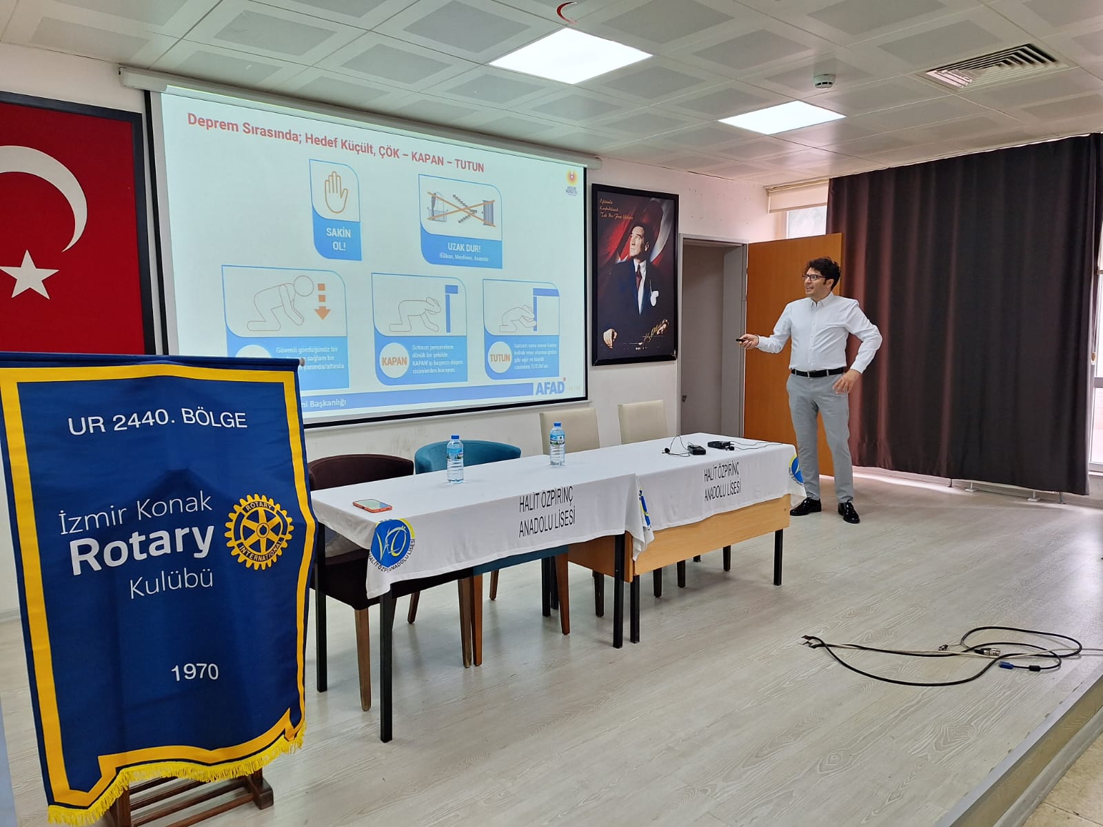 HALİT ÖZPİRİNÇ ANADOLU LİSESİ DEPREM EĞİTİMİ SUNUMU