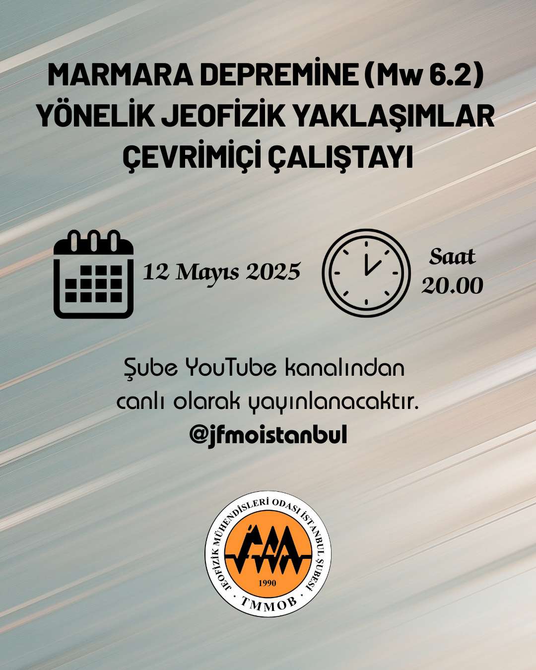 Marmara Depremine (Mw 6.2) Yönelik Jeofizik Yaklaşımlar Çevrimiçi Çalıştayı