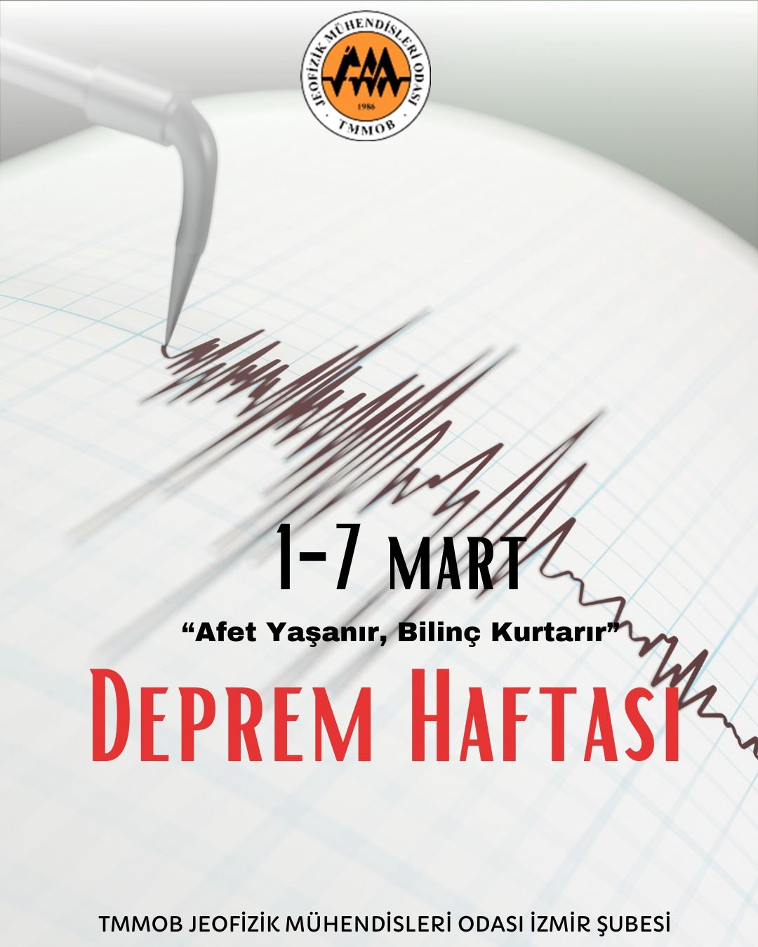 1-7 MART DEPREM HAFTASI BASIN AÇIKLAMASI