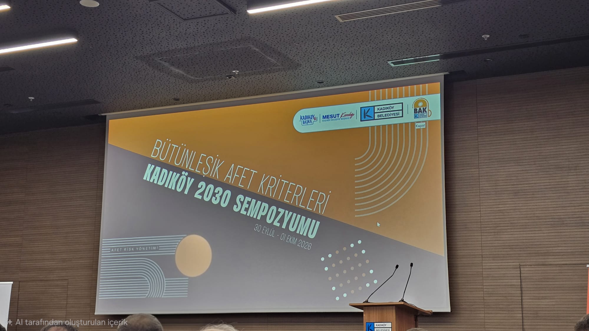 Bütünleşik Afet Kriterleri Kadıköy 2030 Sempozyumu