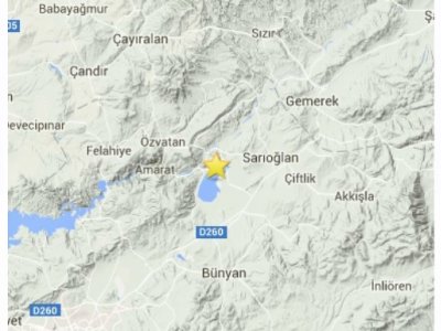 SARIOĞLANKAYSERİ DEPREMİ İLE İLGİLİ BİLGİ NOTU 
