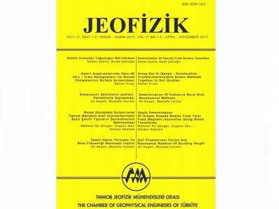 <BR><BR>JEOFİZİK DERGİSİNİN BASIMI YAPILDI