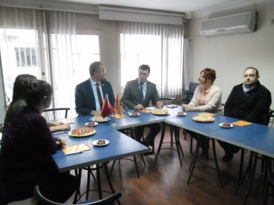 CHP İZMİR MİLLETVEKİLİ SN ATİLLA SERTEL`İN ŞUBEMİZİ ZİYARETİ