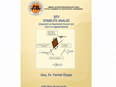 <BR>ŞEV STABİLİTE ANALİZİ DEPREMLİ VE DEPREMSİZ DURUM İÇİN TEORİ VE UYGULAMALARLA KİTABI BASILDI
