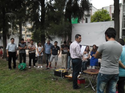 DAÖ YÖNTEMİNDE ÇOK ELEKTRODLU ÖLÇÜ SİSTEMİ İLE VERİ TOPLAMA 2B3B TERS ÇÖZÜM UYGULAMALARI KURSU GERÇEKLEŞTİRİLDİ