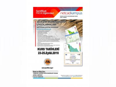 NETCAD JEOFİZİK MÜHENDİSLİĞİ UYGULAMALARI EĞİTİM KURSU 2325 EYLÜL 2016 ANKARA 