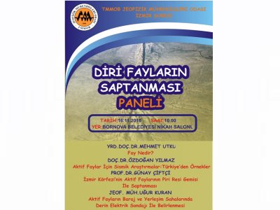 DİRİ FAYLARIN SAPTANMASI PANELİ İZMİR16 KASIM 2016