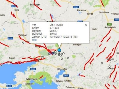 MUĞLA ULA’DA 50MW BÜYÜKLÜĞÜNDE DEPREM