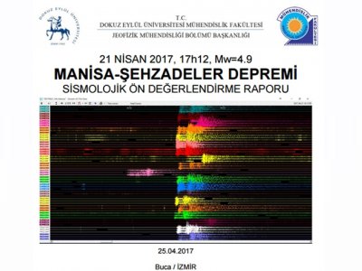 MANİSA  ŞEHZADELER DEPREMİ SİSMOLOJİK ÖN DEĞERLENDİRME RAPORU