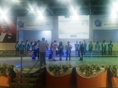 DEÜ MÜHENDİSLİK FAKÜLTESİ MEZUNİYET TÖRENİ YAPILDI 