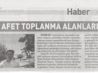 ŞUBE BAŞKANI SN SİNANCAN ÖZİÇER`İN İHA`YA VERMİŞ OLDUĞU RÖPORTAJ