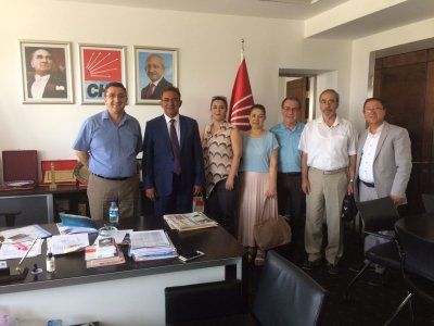 CHP GENEL BAŞKAN YARDIMCISI ÇETİN OSMAN BUDAK İLE MHP GURUP BAŞKAN VEKİLİ ERKAN AKÇAY ZİYARET EDİLDİ