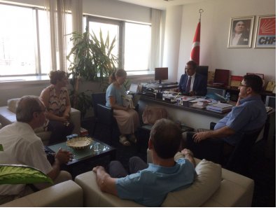 CHP GENEL BAŞKAN YARDIMCISI ÇETİN OSMAN BUDAK İLE MHP GURUP BAŞKAN VEKİLİ ERKAN AKÇAY ZİYARET EDİLDİ