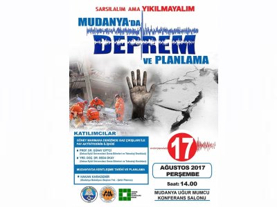 <BR>"MUDANYADA DEPREM VE PLANLAMA" KONULU PANEL 
