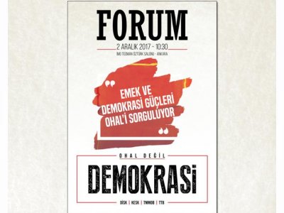 FORUM: "OHALDEĞİLDEMOKRASİİSTİYORUZ"