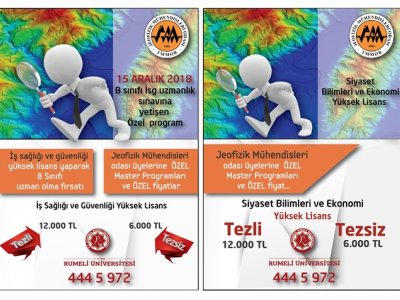 TC İSTANBUL RUMELİ ÜNİVERSİTESİ İLE ODAMIZ ARASINDA YÜKSEK LİSANS PROTOKOLU İMZALANDI