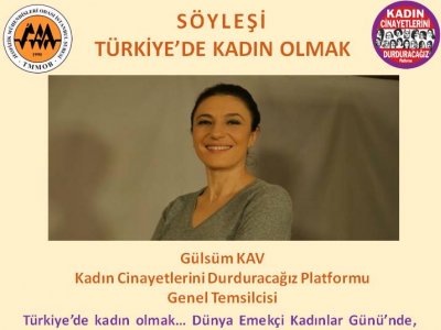 TÜRKİYE`DE KADIN OLMAKSÖYLEŞİ
