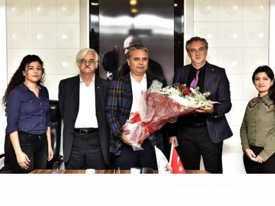 MURATPAŞA BELEDİYE BAŞKANI SAYIN ÜMİT UYSAL`I MAKAMINDA ZİYARET EDİLDİ 11 NİSAN 2018