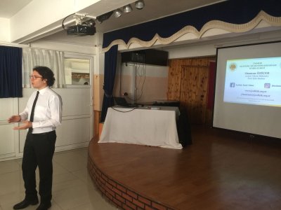 SIDIKA RODOP ANADOLU LİSESİ`NDE MESLEKİ TANITIM VE TEEL AFET BİLİNCİ EĞİTİMİ SEMİNERLERİ VERİLDİ