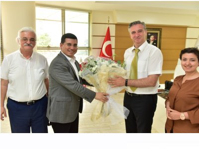 KEPEZ BELEDİYE BAŞKANI SAYIN HAKAN TÜTÜNCÜ MAKAMINDA ZİYARET EDİLDİ 3 MAYIS 2018

