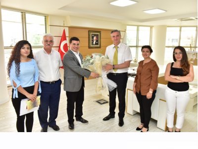 KEPEZ BELEDİYE BAŞKANI SAYIN HAKAN TÜTÜNCÜ MAKAMINDA ZİYARET EDİLDİ 3 MAYIS 2018

