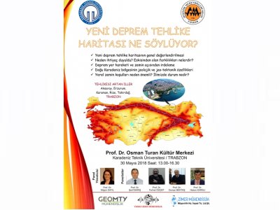TRABZONDA YENİ DEPREM TEHLİKE HARİTASI NE SÖYLÜYOR KONULU PANEL