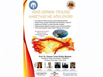 TRABZONDA YENİ DEPREM TEHLİKE HARİTASI NE SÖYLÜYOR KONULU PANEL