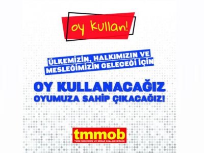 TMMOB 24 HAZİRAN SEÇİMLERİNE İLİŞKİN GÖRÜŞLERİNİ BROŞÜR OLARAK YAYINLADI